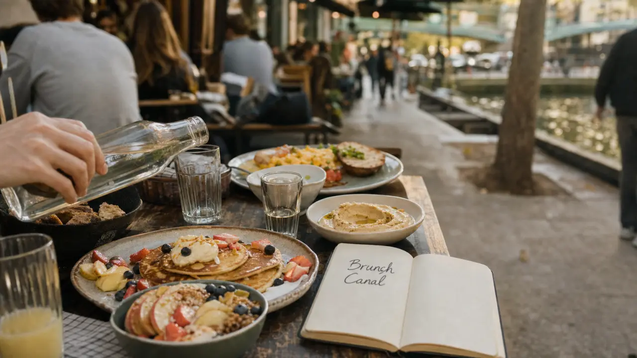 Brunch 10e au Canal Saint-Martin, terrasse kids friendly