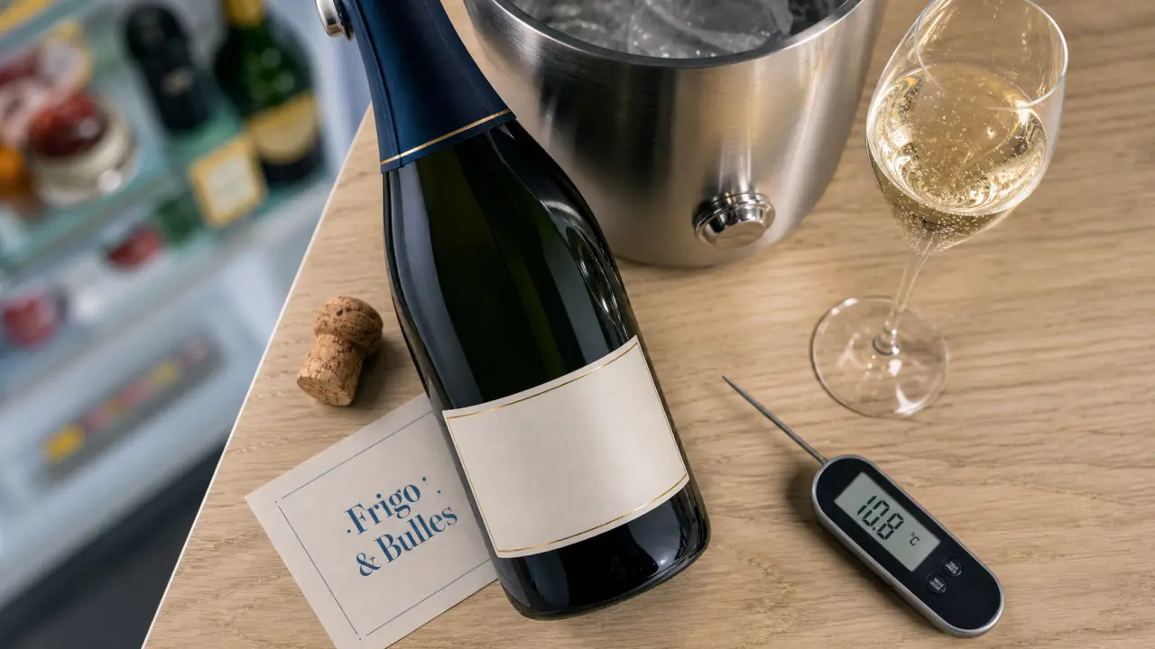 Champagne au frigo : combien de temps avant dégustation ?