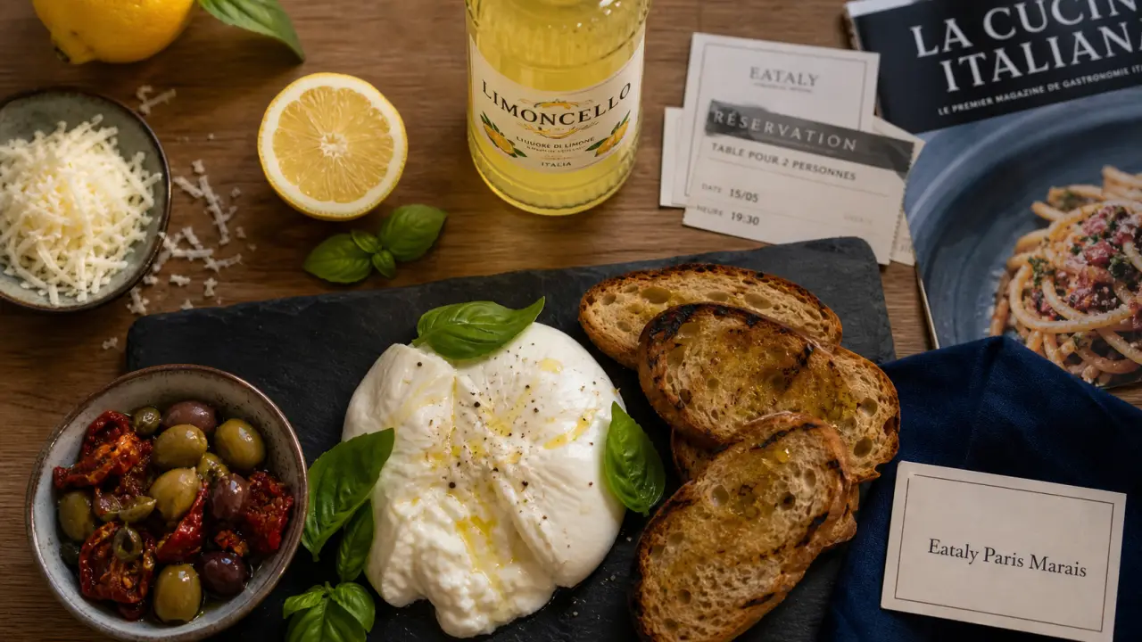 Eat italie paris : Eataly Paris Marais, antipasti et burrata