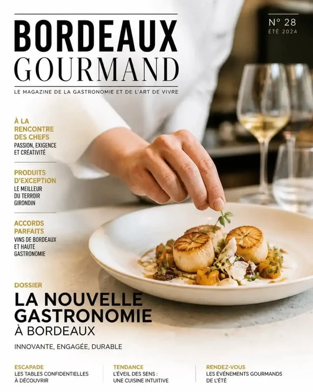 Dressage minutieux dans un restaurant comptoir à Bordeaux