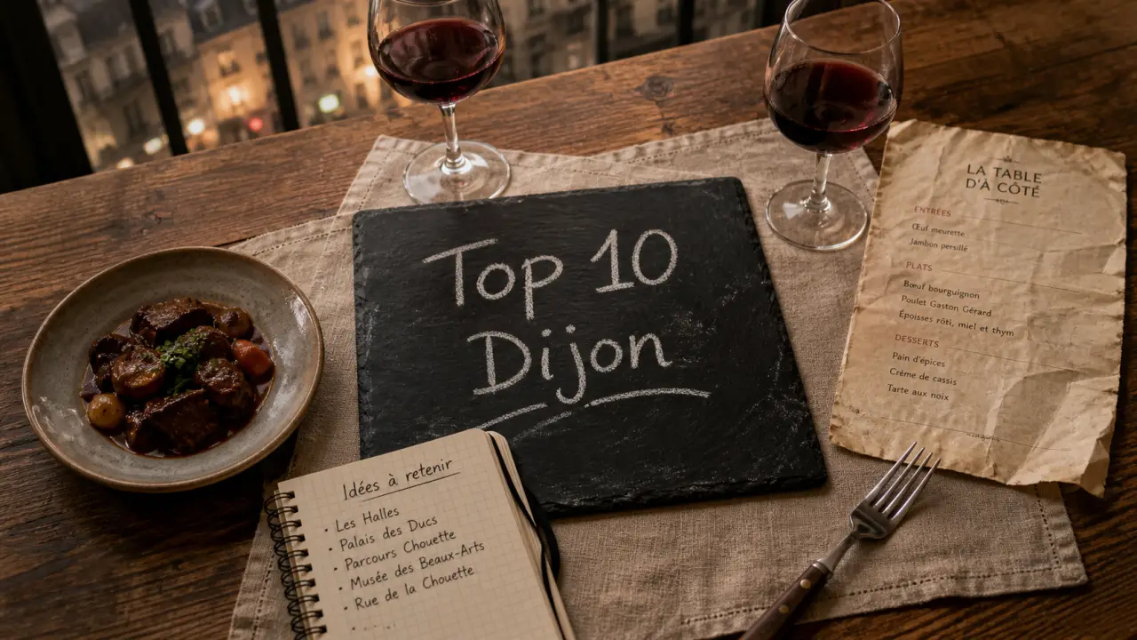 Les 10 meilleurs restaurants à Dijon Côte-d’Or 2025, adresses pour bien manger