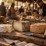 Comment organiser un voyage gastronomique a la decouverte des fromages regionaux europeens : fromages au marché européen, golden hour