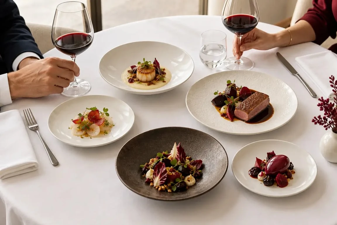 Expérience gastronomique offerte dans un restaurant pour un couple