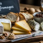 Guide pour accorder les vins et les fromages pour un apéritif : plateau de fromages et vins
