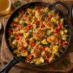 Recette à la poêle : poêlée minute poulet doré