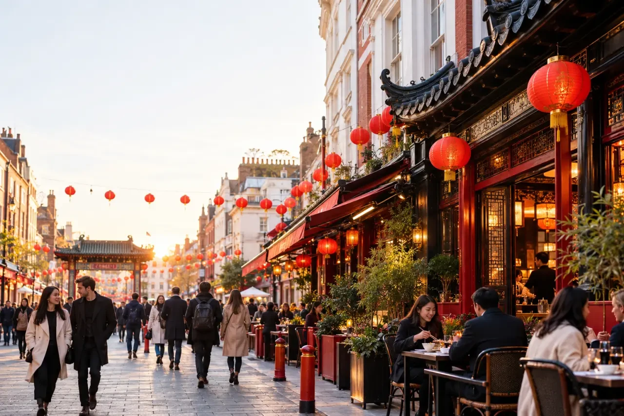 Ambiance de Chinatown à Londres pour choisir des nice restaurants in chinatown