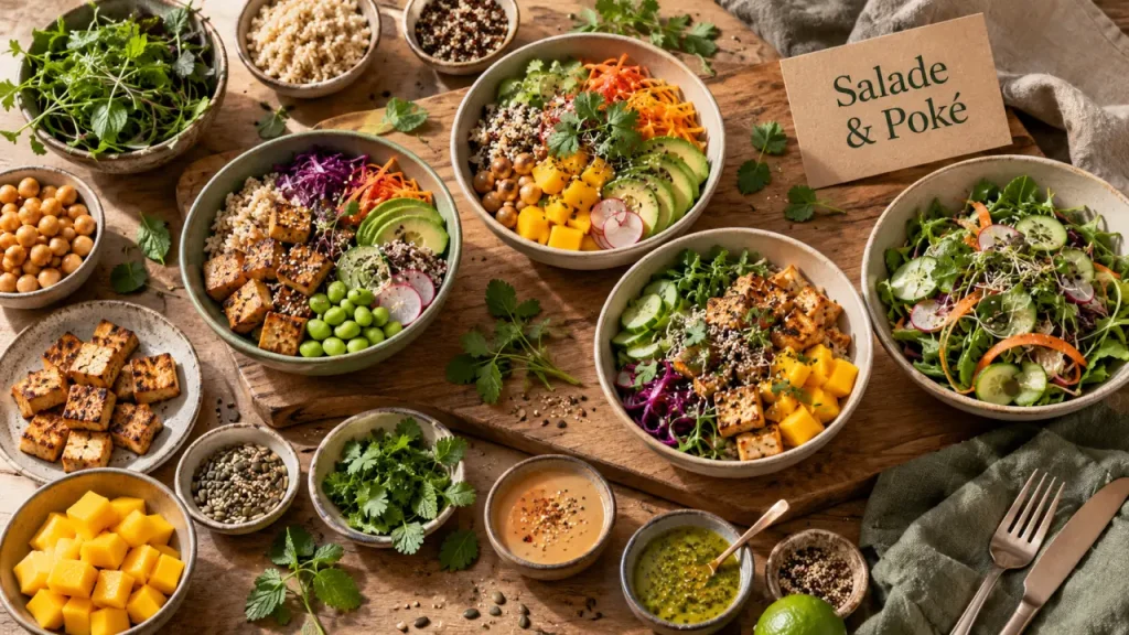 Fast food healthy chaines : salade poké ou burger bio sur mesure