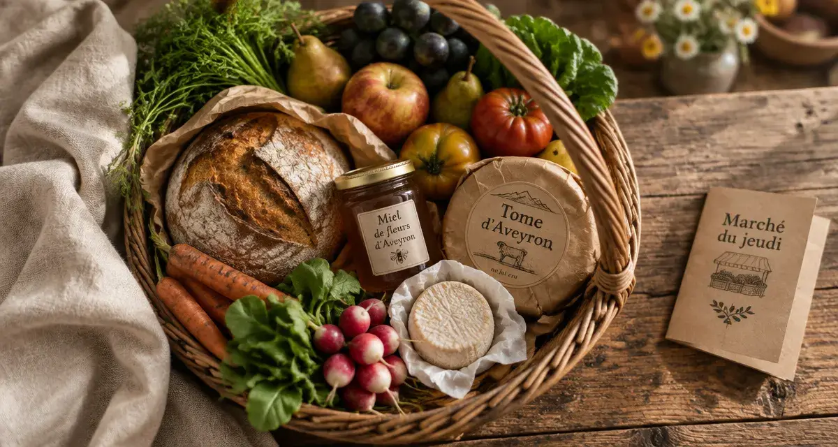 Liste des marchés Aveyron : fruits, légumes et fromages de saison