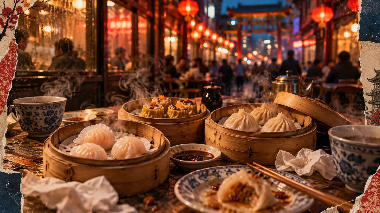 Nice restaurants in Chinatown à Londres : dim sum vapeur et xiao long bao