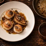 Recettes gastronomiques faciles : Saint-Jacques, foie gras et sauce