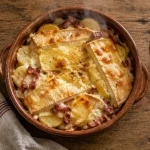 Vin rouge et tartiflette : rouge léger, peu tannique, reblochon gratiné