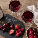 Vin rouge léger aux fruits rouges, robe rubis